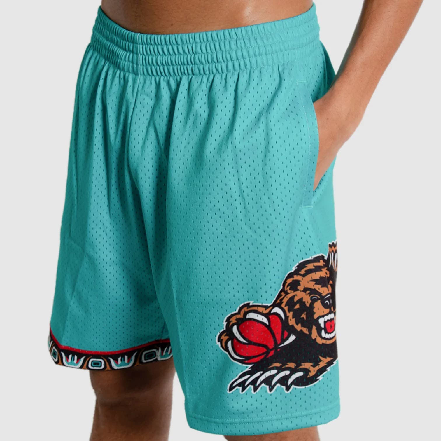 Спортивные шорты Mitchell & Ness Vancouver Grizzlies 1996-97 Hardwood Classics Throwback Swingman NBA Shorts