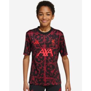 Liverpool-FC-adidas-Youth-25-26-Short-Sleeve-Pre-Match-Shirt-Black-300x300