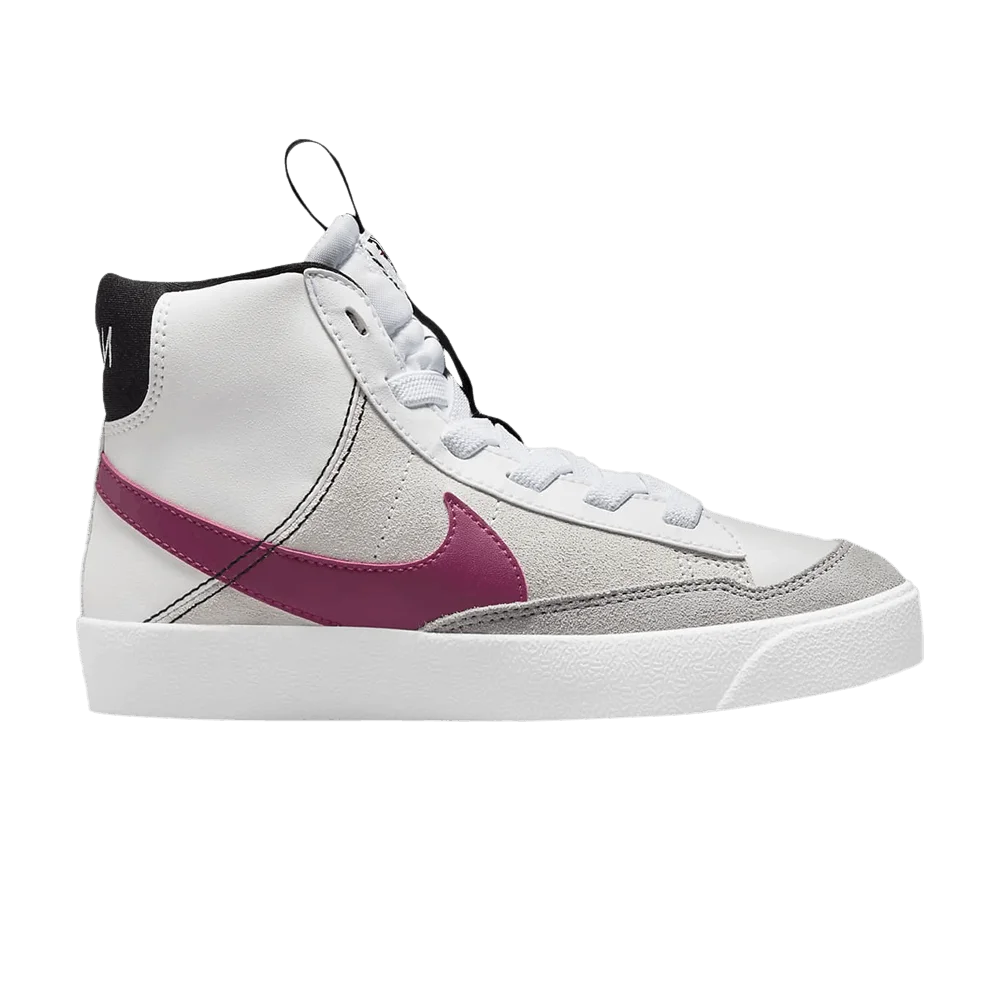 Krossovki-Nike-Blazer-Mid-77-SE-PS-Dance-White-Rush-Maroon