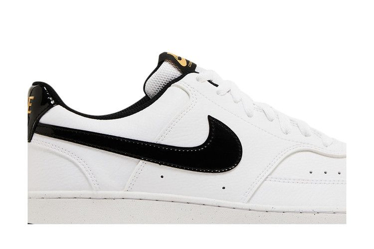 Кроссовки Nike Court Vision Low 'White Black Metallic Gold'