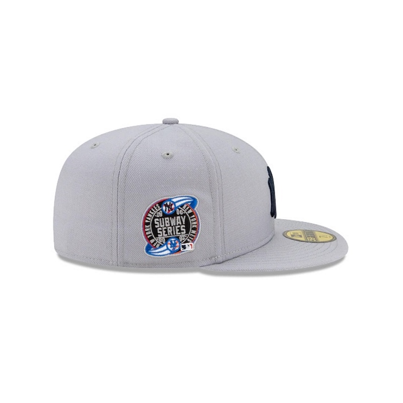Кепка Awake Subway Series New York Yankees New Era Fitted Cap Gray