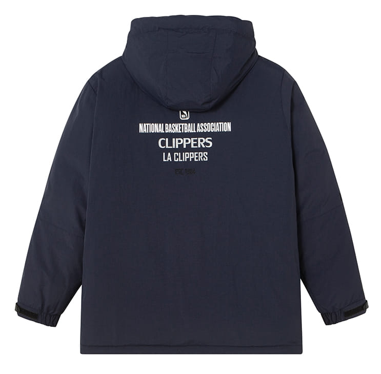 Пуховик 2020 LA Clippers Grey Down Jacket Unisex