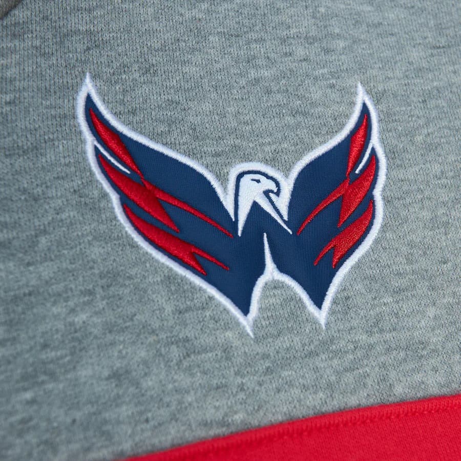 Худи Mitchell & Ness Navy Washington Capitals Head Coach Pullover Hoodie