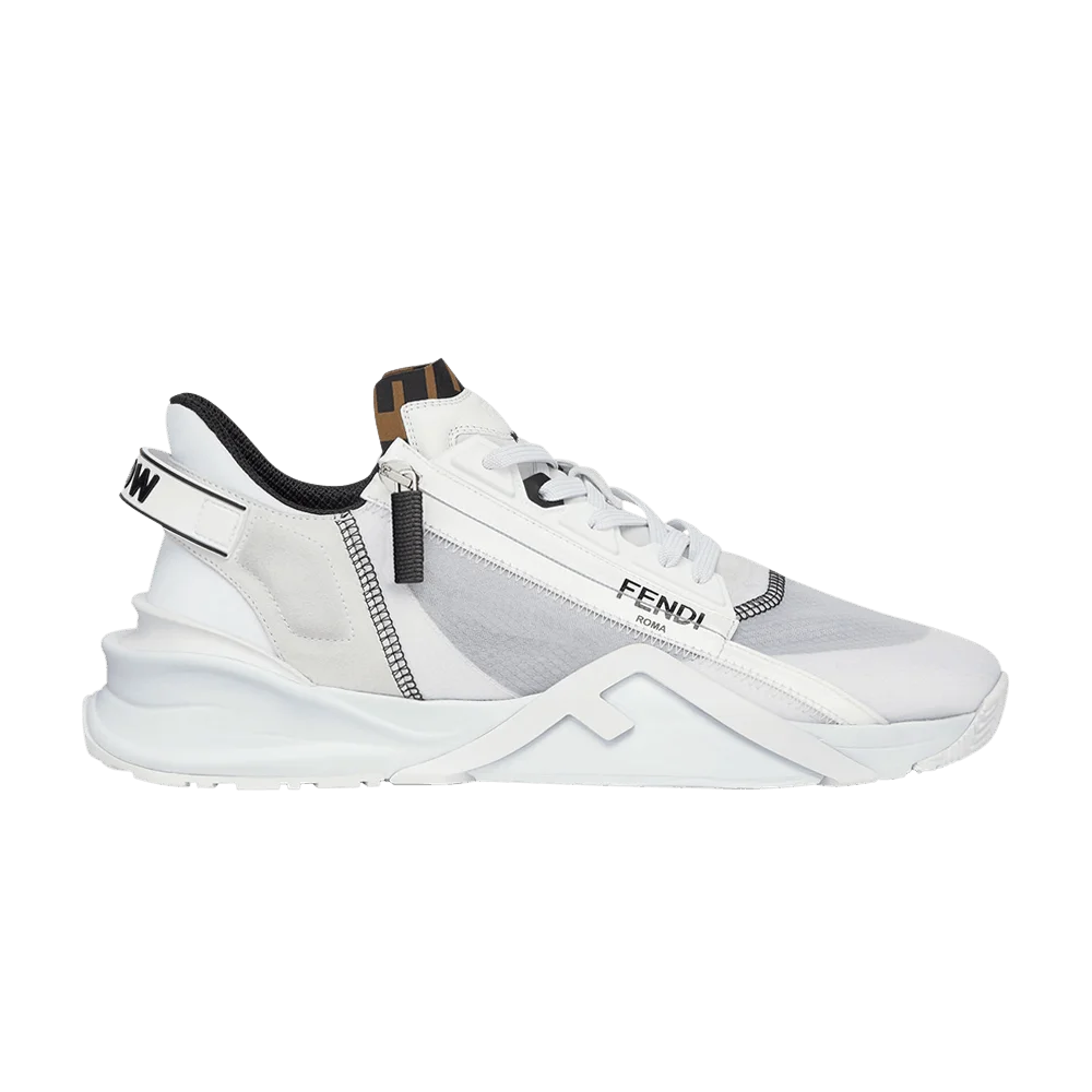 Krossovki-Fendi-Flow-Slip-On-White