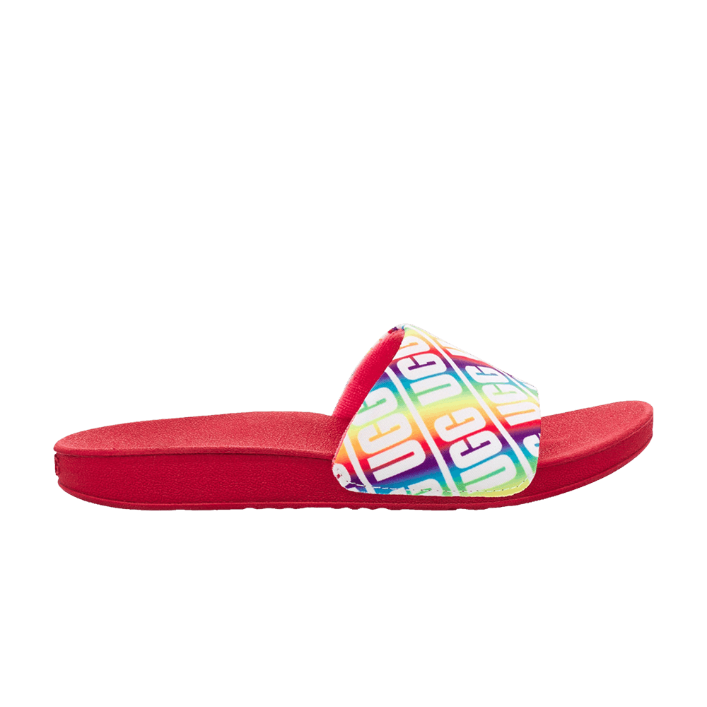 Кроссовки UGG Beach Slide Kids 'Repeat Graphic - Rainbow'