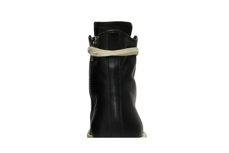 Кроссовки Rick Owens Strobe Leather High 'Black Milk'