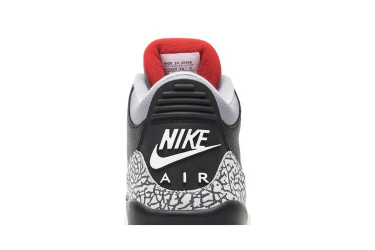 Кроссовки Air Jordan 3 Retro 'Black Cement' 2001