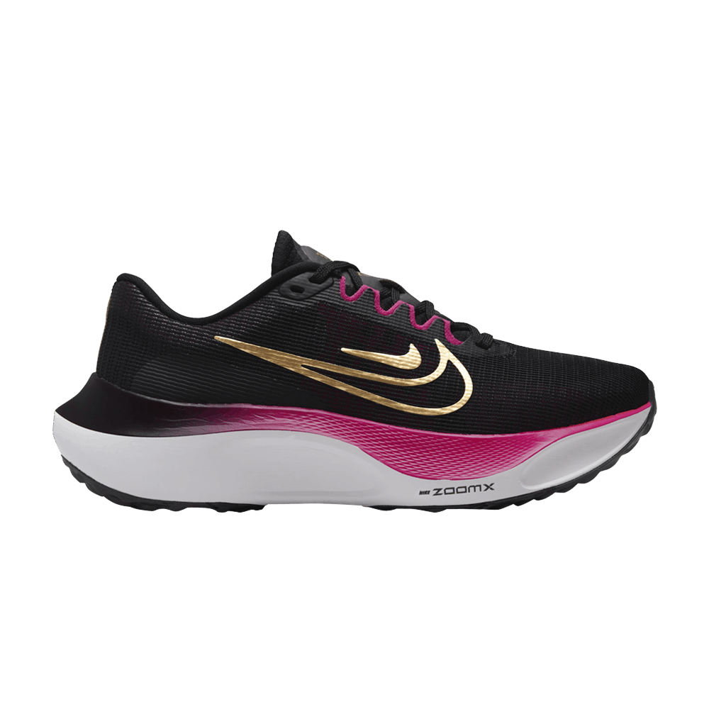 Кроссовки Nike Wmns Zoom Fly 5 'Black Gold Fireberry'