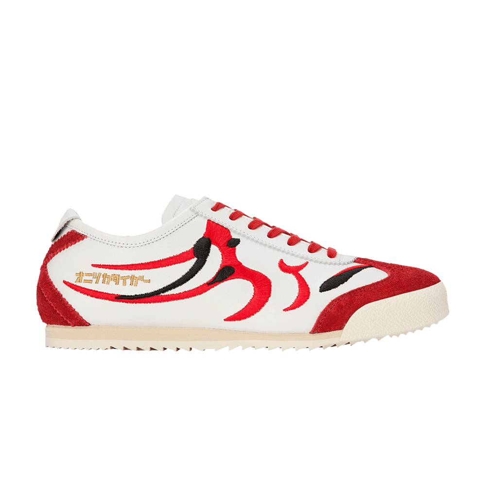 Кроссовки Onitsuka Tiger Wmns Mexico 66 Deluxe 'Kumadori - White Classic Red'