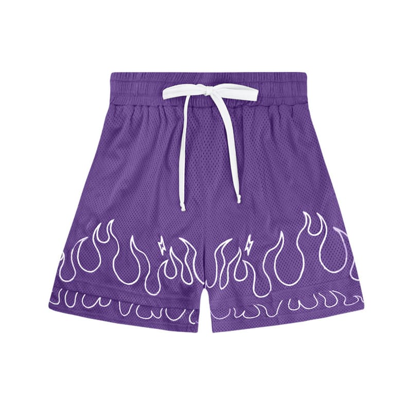 Ehot-Flames-Purple-Shorts