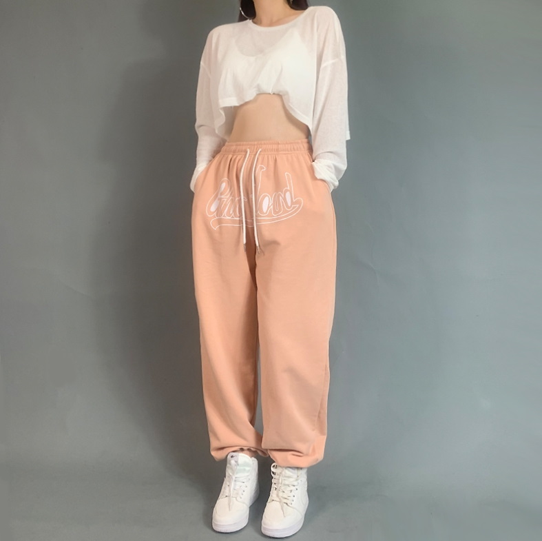 2021-Ghostland-Hip-hop-Style-Sweatpants-Navy-Coral-8