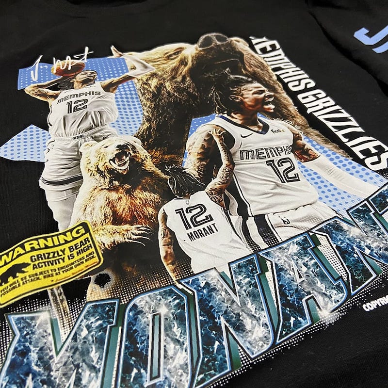 Футболка DPOY Grizzlies Morant Print T-shirt