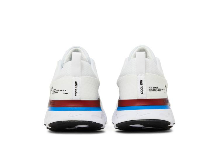 Кроссовки Nike React Infinity Run Flyknit 3 'White Photo Blue Red'