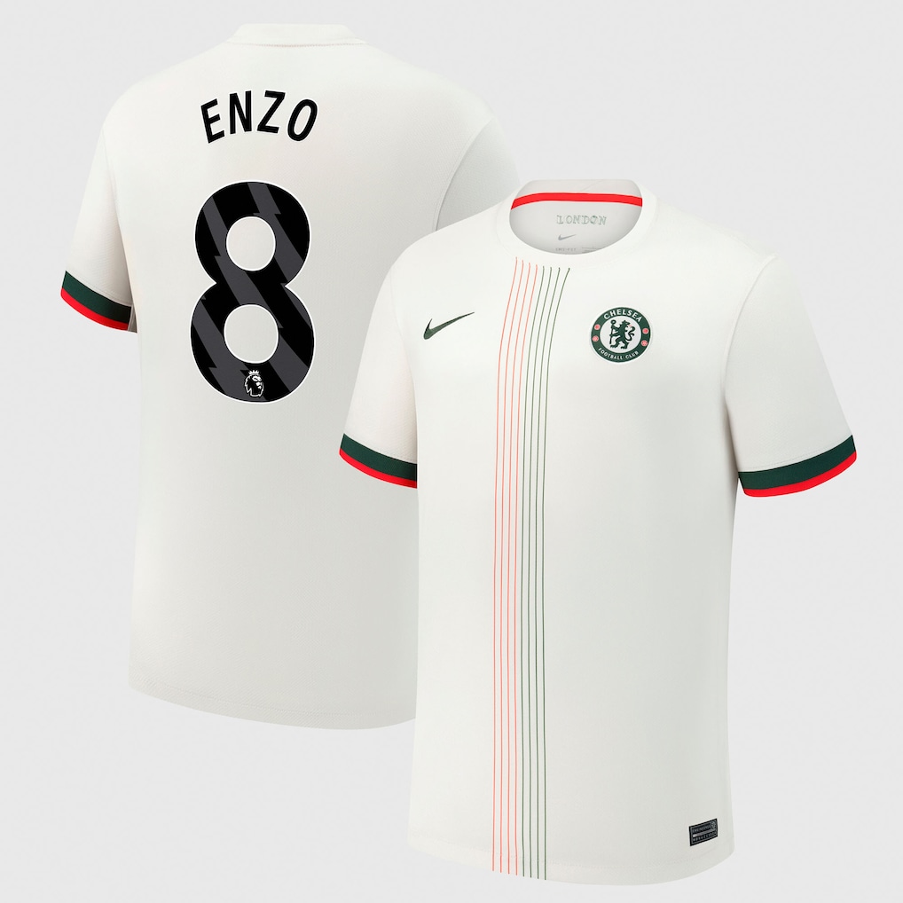 Футбольное джерси Chelsea Nike Dri Fit Adv Away Match Shirt 2025-26 Enzo 8