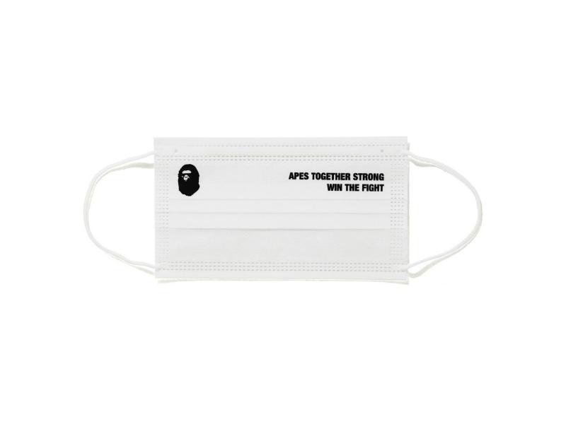 Маска BAPE ABC Neon Camo Case & Mask White