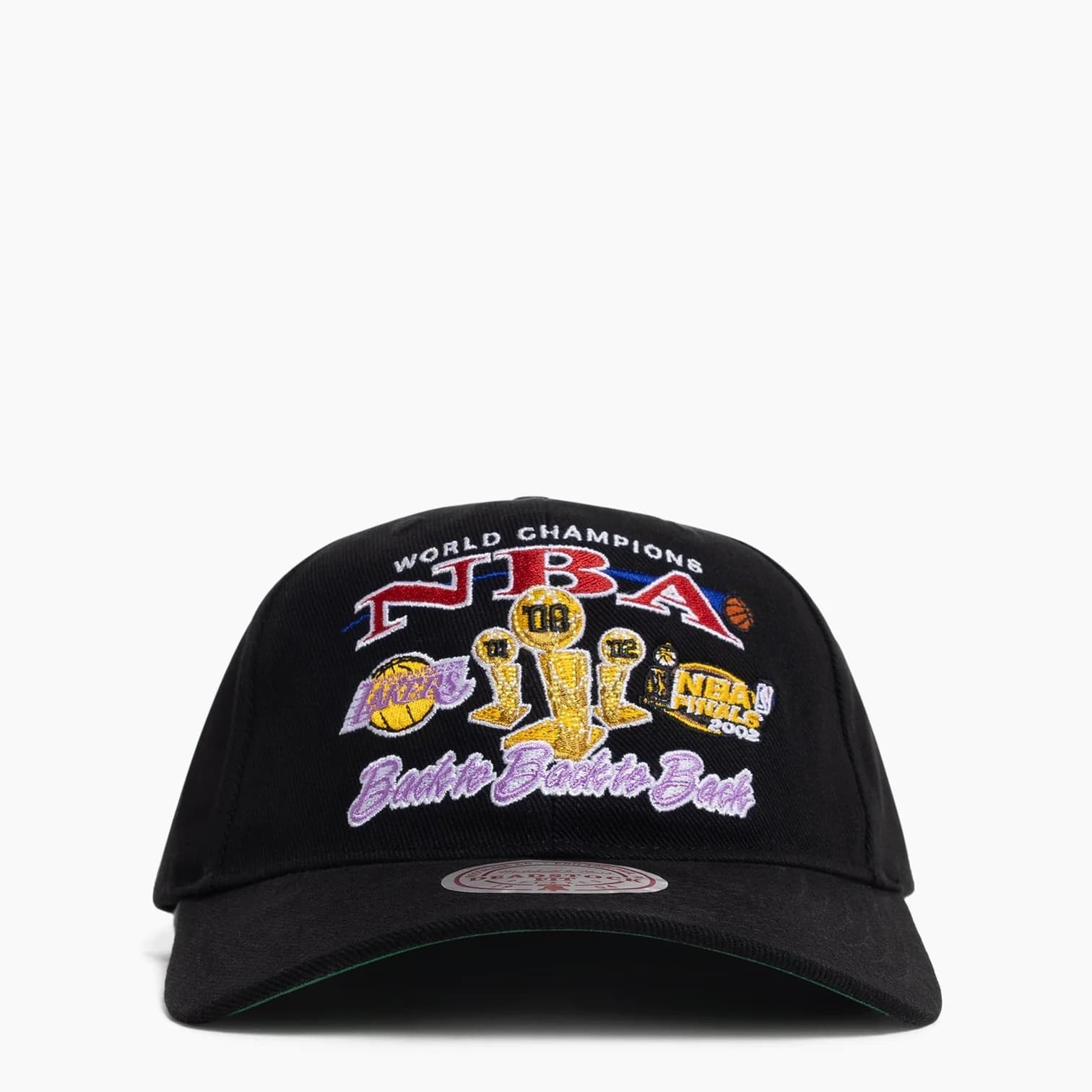 Бейсболка Mitchell & Ness Los Angeles Lakers 2002 NBA Finals History Deadstock NBA Snapback Hat