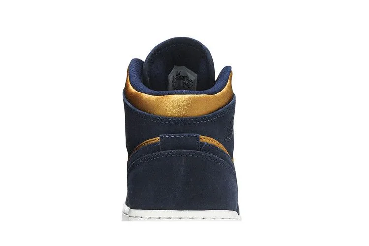 Кроссовки Air Jordan 1 Mid SE GS 'Obsidian Desert Ochre'