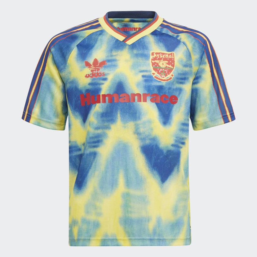 Футболка adidas Arsenal Human Race Jersey Eqt Yellow/Collegiate Navy