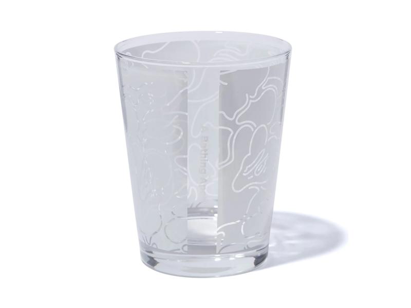 Стеклянный стакан BAPE ABC Neon Camo Glass White