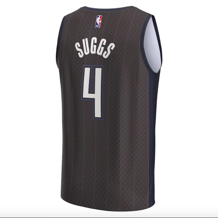 Баскетбольная джерси 2022-23 Orlando Magic #4 Jalen Suggs Fastbreak City Black Jersey