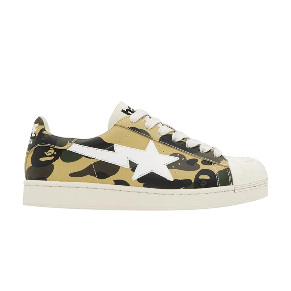 Krossovki-BAPE-Skullsta-Camo-Yellow