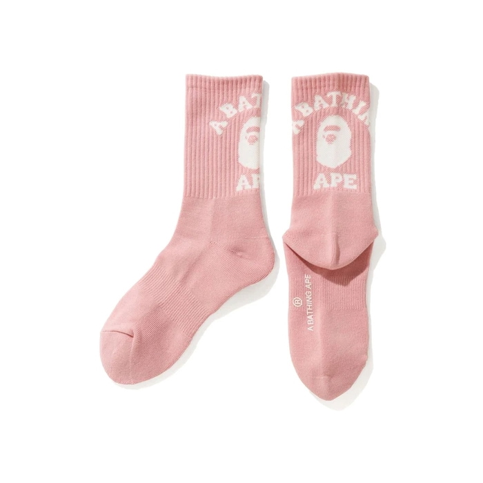 Спортивные носки BAPE College Socks (SS20) Pink