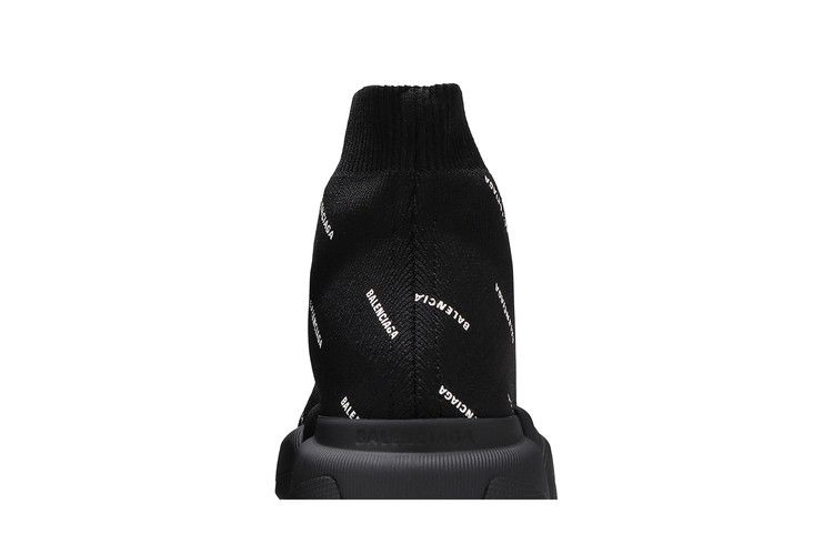 Кроссовки Balenciaga Wmns Speed 2.0 Sneaker 'Allover Logo - Black'