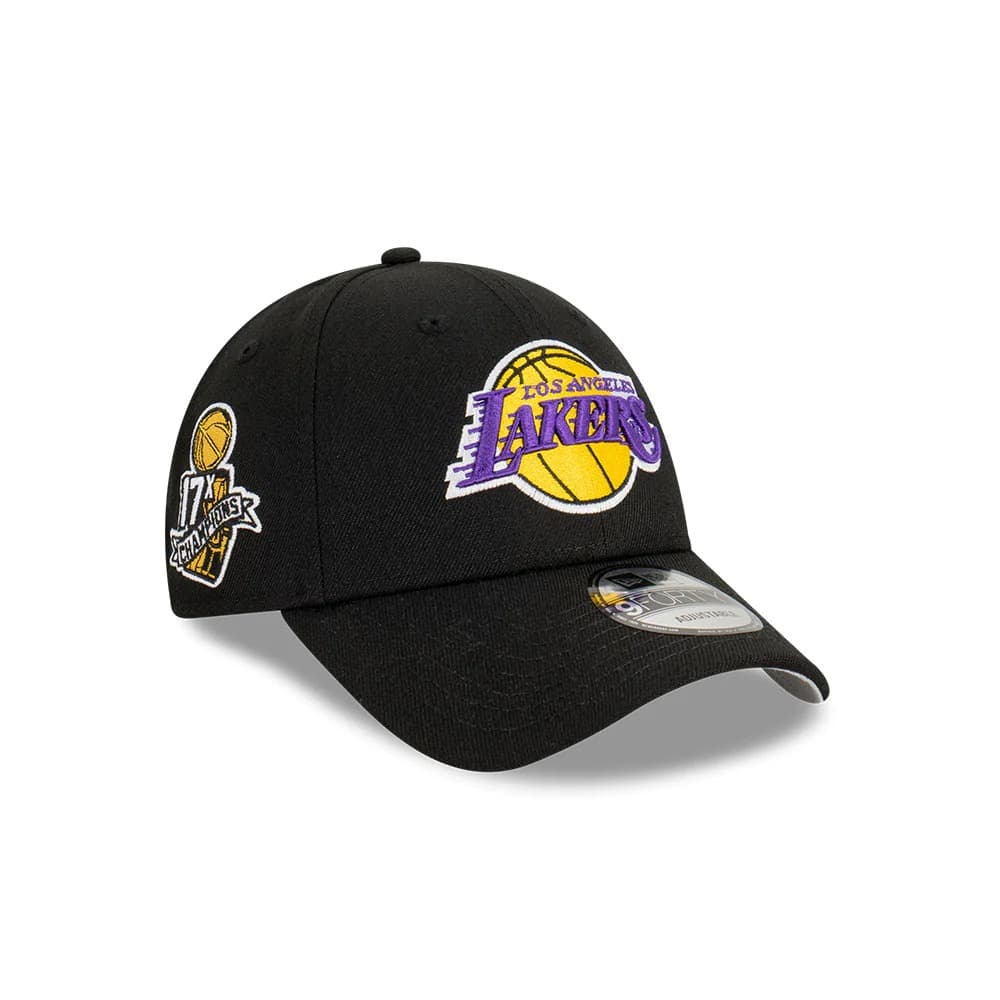 Бейсболка New Era Los Angeles Lakers 17 Time Champions 9FORTY NBA Snapback Hat