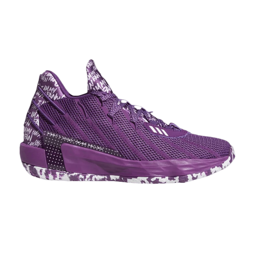 Кроссовки Adidas Dame 7 'I Am My Own Fan - Glory Purple'