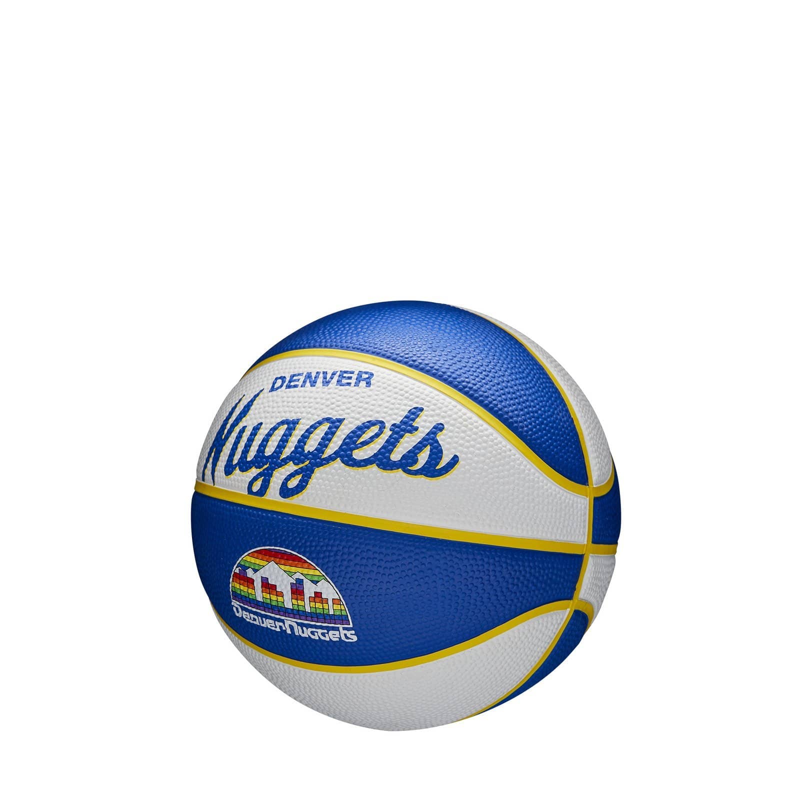Wilson Denver Nuggets Team Logo Retro Mini NBA Basketball