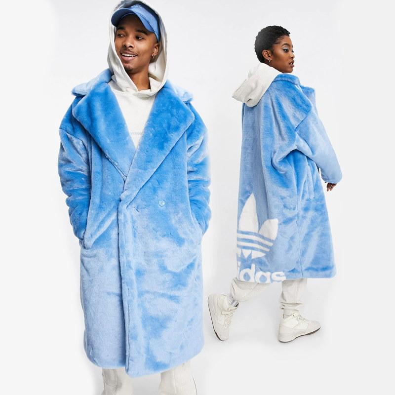 Пальто adidas Ivy Park Faux Fur Coat (All Gender) Light Blue