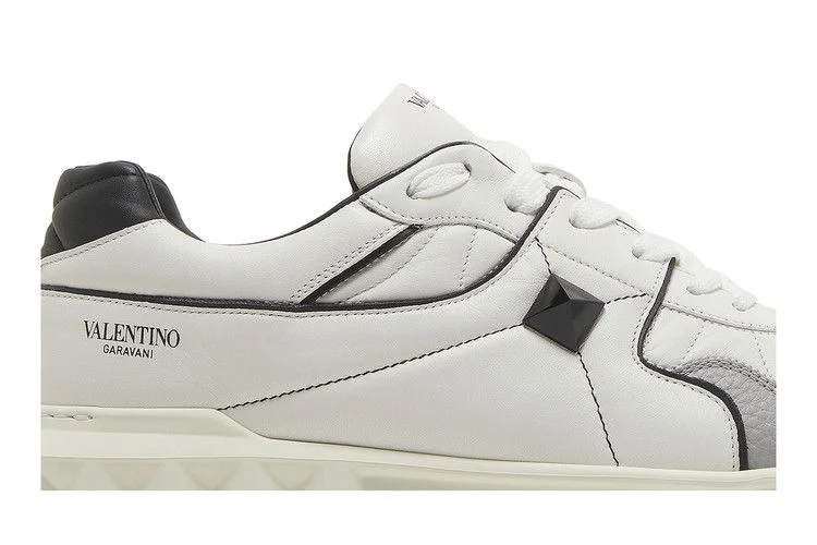 Кроссовки Valentino One Stud Low 'White Black'
