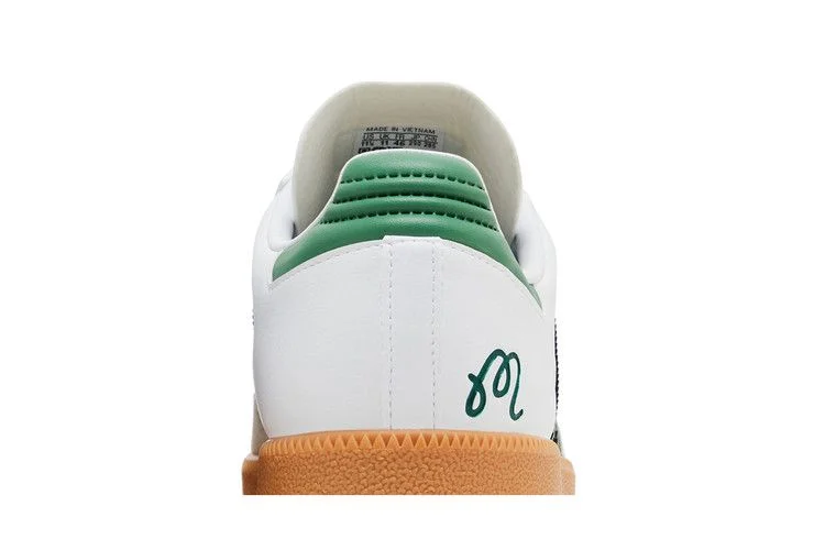 Кроссовки Malbon Golf x adidas Samba Spikeless Golf 'White Preloved Green'