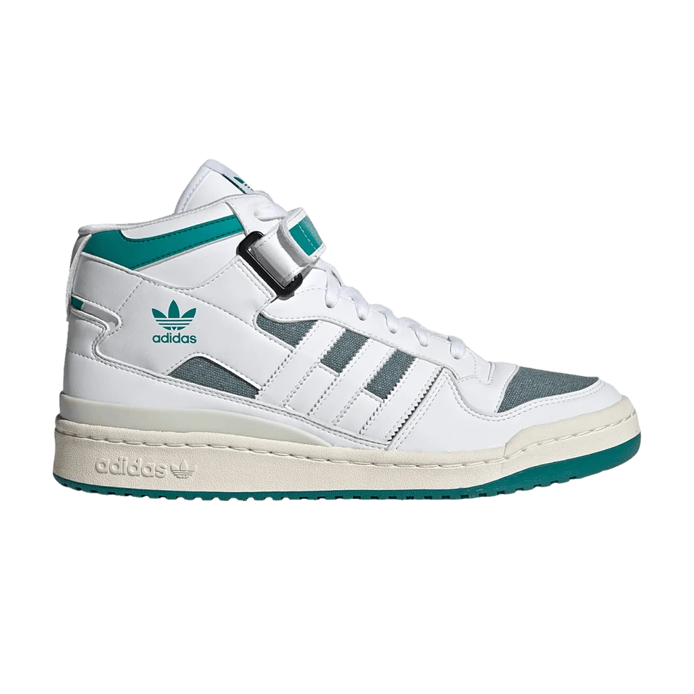 Кроссовки Adidas Forum Mid 'White Equipment Green'
