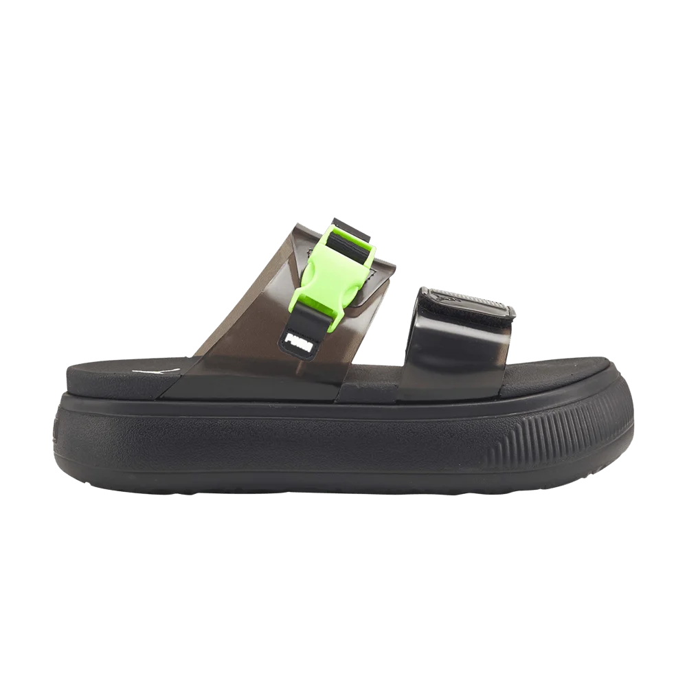 Puma Wmns Suede Mayu Pop Sandal 'Black Fizzy Light'