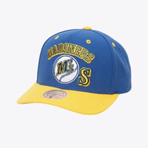 Mitchell-Ness-Royal-Seattle-Mariners-Cooperstown-Collection-All-In-2.0-Pro-Crown-Snapback-Hat-300x300