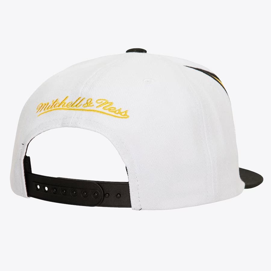 Бейсболка Mitchell & Ness White Pittsburgh Penguins Waverunner Vintage Snapback Hat