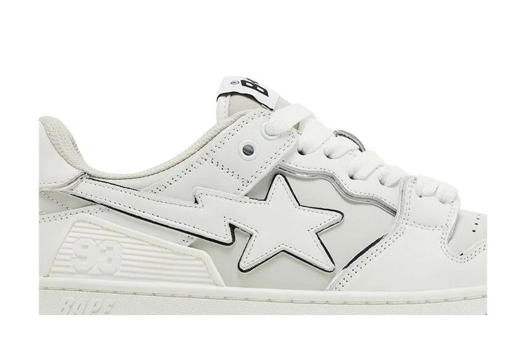 Кроссовки BAPE Wmns Sk8 Sta #3 L 'White Silver'