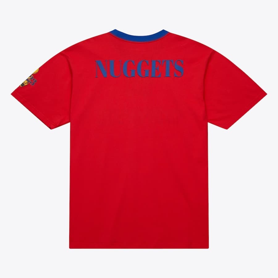 Футболка Mitchell & Ness Red Denver Nuggets Team OG 3.0 Vintage T-Shirt