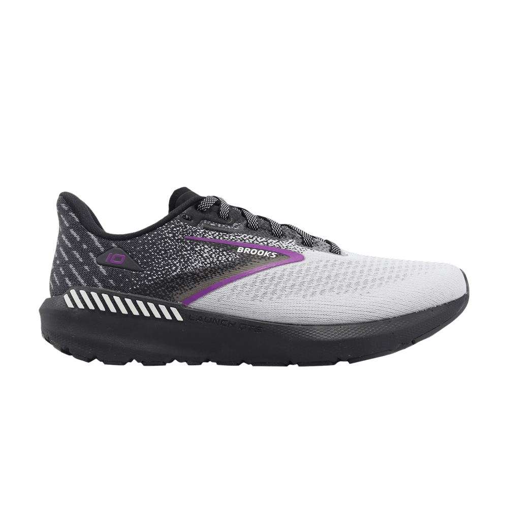 Кроссовки Brooks Wmns Launch GTS 10 Wide 'Black White Violet'