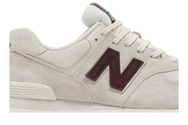 Кроссовки New Balance 574 'Bone White Burgundy'