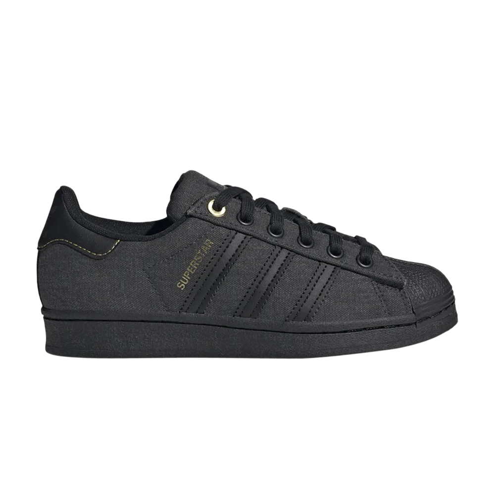 Кроссовки Adidas Superstar J 'Carbon Gold'