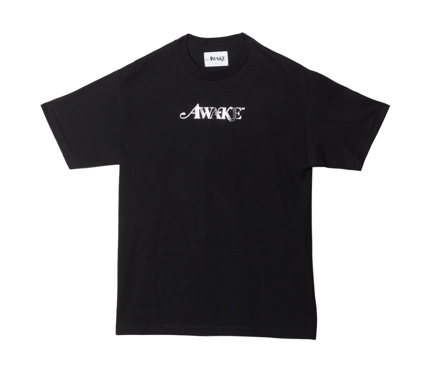 Футболка Awake Metallic Foil Logo Tee Black