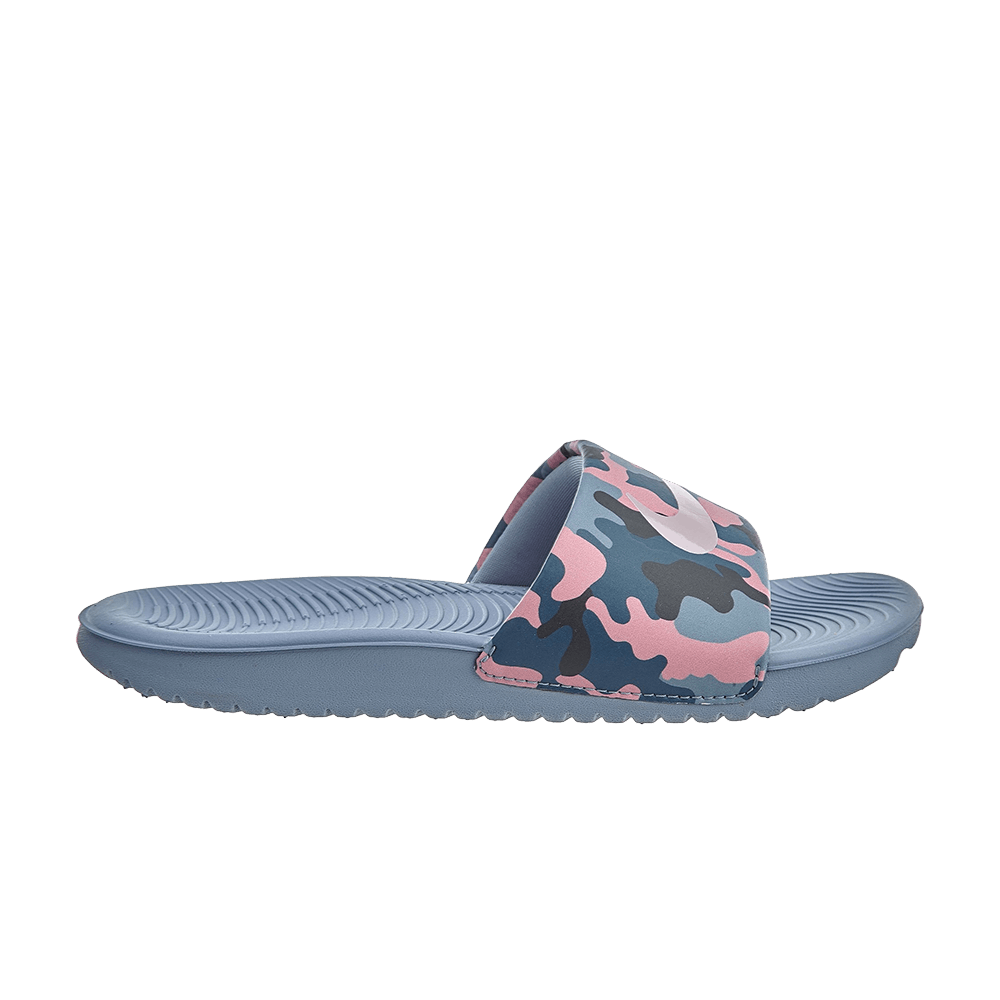 Кроссовки Nike Kawa Slide Print GS 'Ashen Slate'