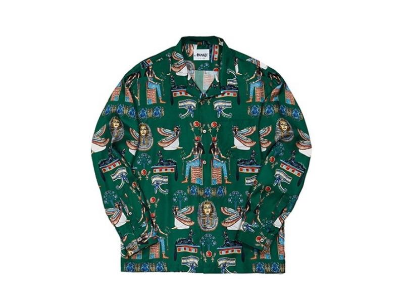 Рубашка Awake Egyptian Button Down Shirt Green