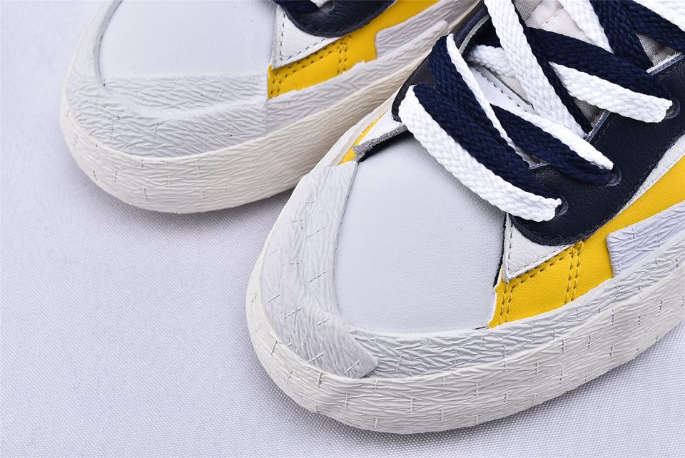 Кроссовки sacai x Nike Blazer Mid Maize Navy