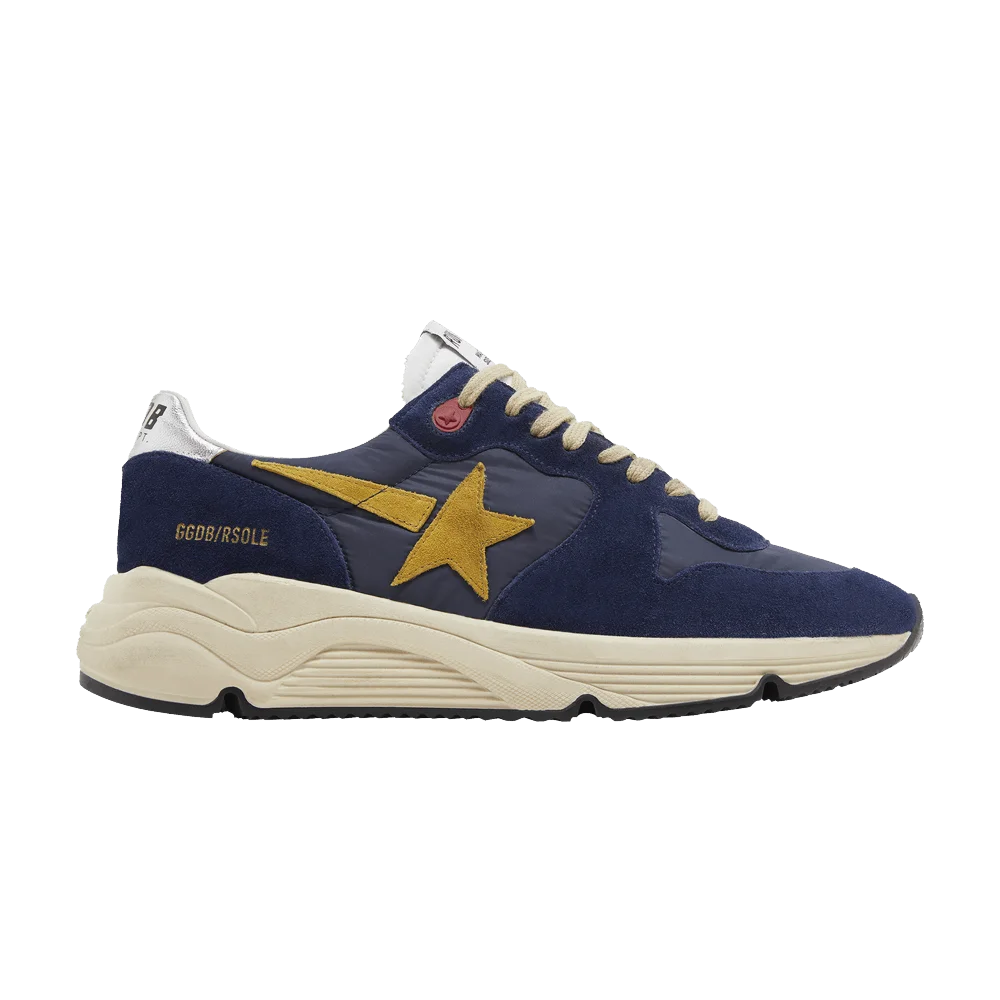 Кроссовки Golden Goose Running Sole 'Dark Blue Mustard'