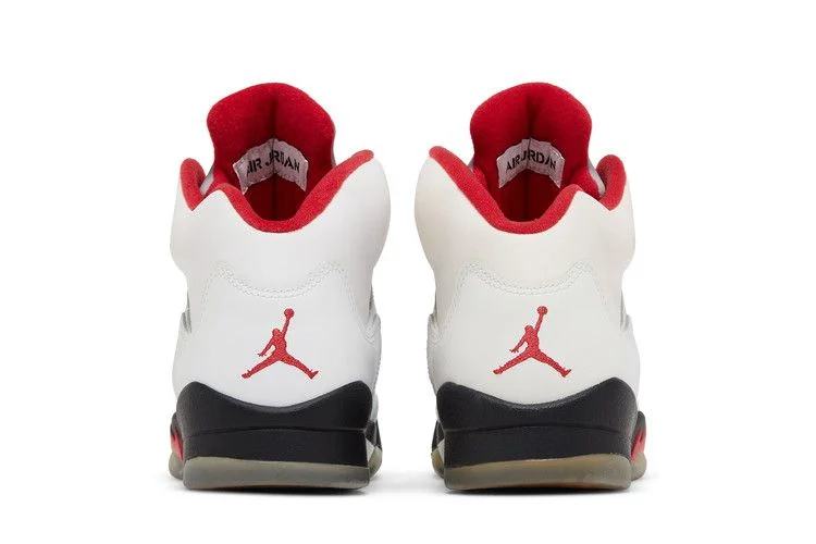 Кроссовки Air Jordan 5 Retro GS 'White Fire Red' 2013