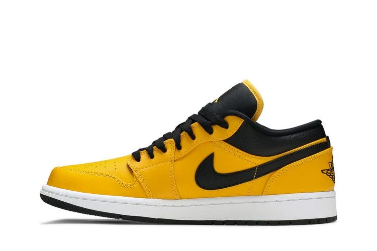 Кроссовки Air Jordan 1 Low 'University Gold Black'