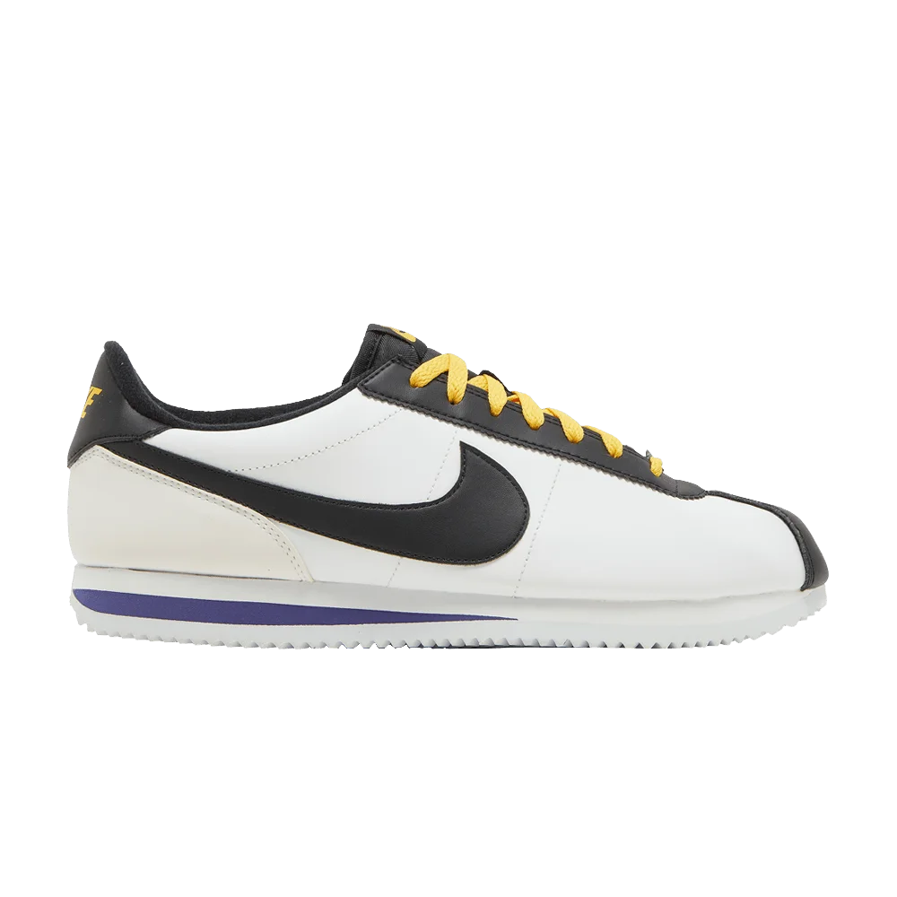 Krossovki-Nike-Cortez-Basic-Leather-White-Black-Amarillo